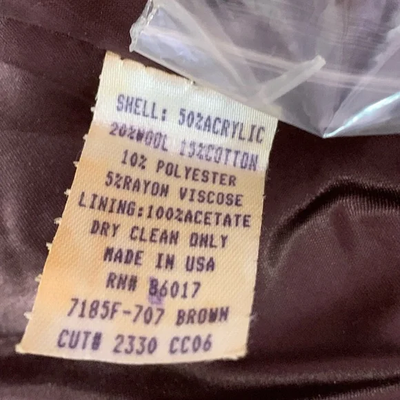 Vintage bebe Brown Tweed Blazer Skirt Suit Set - Picture 10 of 16